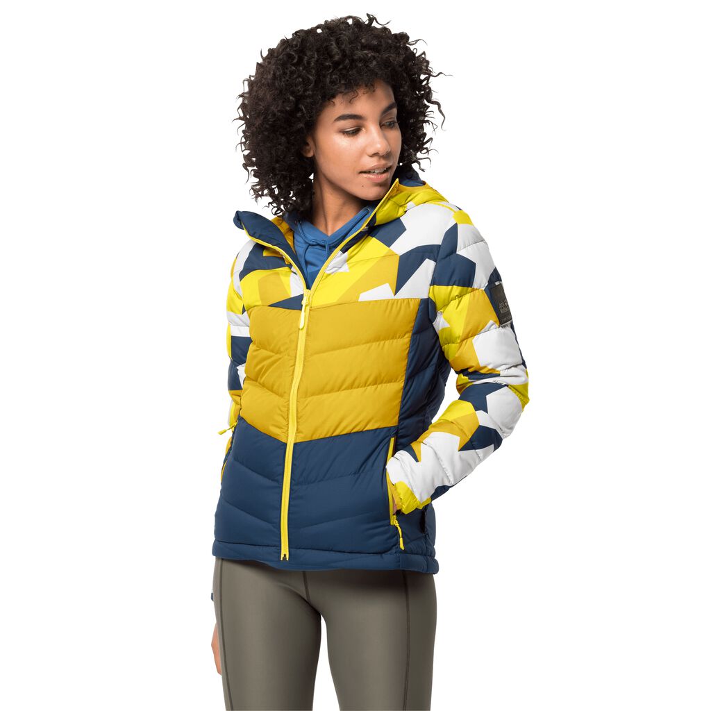 Jack Wolfskin 365 HIDEAWAY Vestes Femme Jaune - CZIDAXV-92